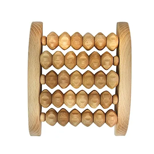 Fußmassageroller aus Holz – Entspannendes Massagegerät für Zuhause