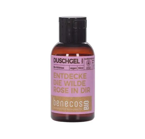Benecos Duschgel Wildrose - Duschgel Mini 50ml