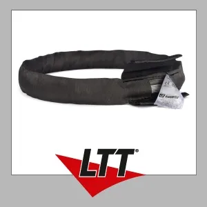 Riggatec Rundschlinge Steelflex Schwarz 2t. Nutzlänge:1,0 m - Umfang:2,0 m