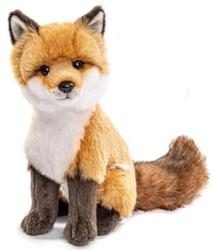 Teddys Rothenburg Kuscheltier Fuchs 27 cm - Stofftier Fuchs aus kuschelweichem Plüsch, maschinenwaschbar bis 30°C – perfekt für Kinder und als Geschenk!