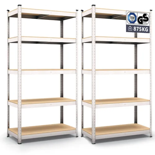 Schwerlastregal 2 x 1800x900x400 (175kg) Steckregal Kellerregal Lagerregal Regal