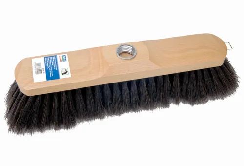 Zimmerbesen Kehrbesen Feger PREMIUM Holzkörper lackiert Roßhaarmischung 28cm