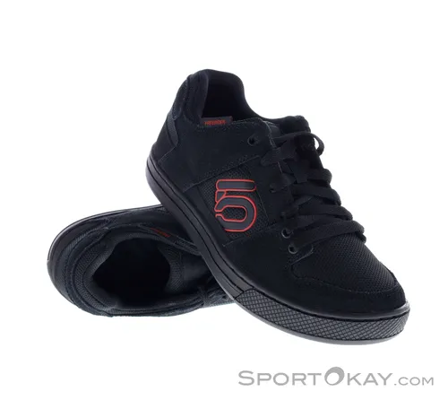 Five Ten Freerider Herren MTB Schuhe - Rot - 9,5 - Fahrradschuhe mit hervorragendem Grip und Komfort, ideal für Mountainbiker, die auch bei anspruchsvollen Trails Sicherheit und Stil suchen.