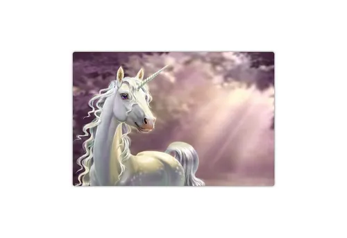 Cover-your-desk Schreibtischunterlage - 60 x 40 cm, hochwertiges Vinyl mit Einhorn-Motiv, wasserabweisend und ideal für Kinder und Erwachsene