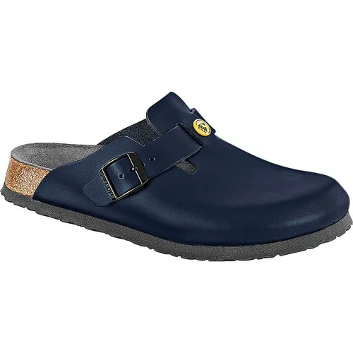 BIRKENSTOCK Herren Clogs Boston ESD Blau - Komfort & Sicherheit - Clogs & Pantoletten für Herren, ideal für Beruf und Freizeit mit ESD-Schutz und normalem Fußbett für optimalen Tragekomfort.