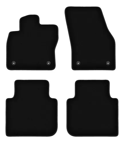 BASIC schwarze Velours-Fußmatten für Volkswagen Tiguan Allspace (2017-)
