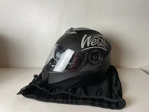 Westt Torque X System Helm Motorradhelm Motocrosshelm Schwarz Größe S (55-56cm)