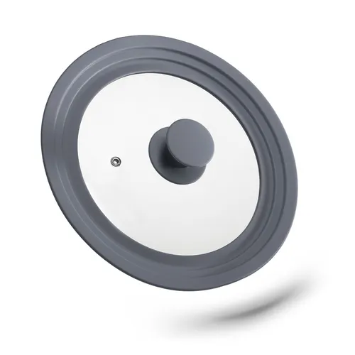 Topfdeckel Glasdeckel Universaldeckel Pfannendeckel BPA-frei 2er Set Kochdeckel