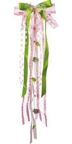 Nestler Schultütenschleifen rosé, hellgrün