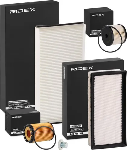 RIDEX Filterset Inspektionspaket Filtersatz passend für PEUGEOT 406 (8B) 406 Break (8E/F)