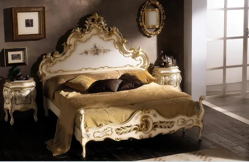 Schlafzimmer komplett Set weiß Bett, 2x Nachttische Schlafzimmer Möbel Holz Neu