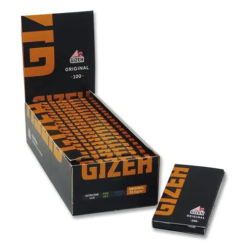 Zigarettenpapier Black Gizeh Original Magnet 1 Heftchen a 100 Bl√§ttchen
