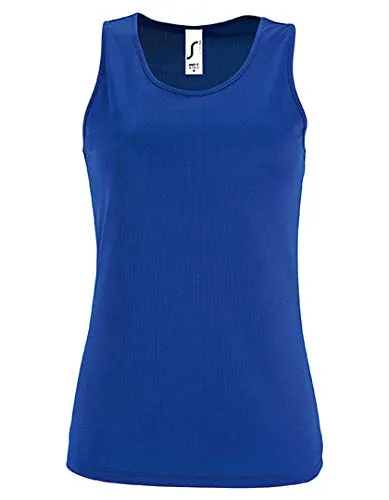SOLS Damen Tank Top Womens Sports Sporty 02117 Royal Blue XL