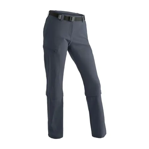 Maier Damen Wanderhose AROLA Hiking, Gr. 22 Kurzgröße in grau von Maier Sports