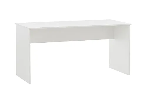 Schildmeyer Schreibtisch Serie 500, 150 cm in Weiß - Kinderschreibtische, pflegeleichter und stabiler Schreibtisch aus FSC®-zertifiziertem Holzwerkstoff, ideal für das kreative Arbeiten und Lernen im Kinderzimmer.