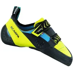 Scarpa Vapor V - Kletterschuhe (ocean-yellow) - Kletterschuhe für Allround-Einsätze, komfortabler Leisten, ideal für Boulder und Alpinrouten, präzise und sensibel durch leichten Microfiber-Schaft.