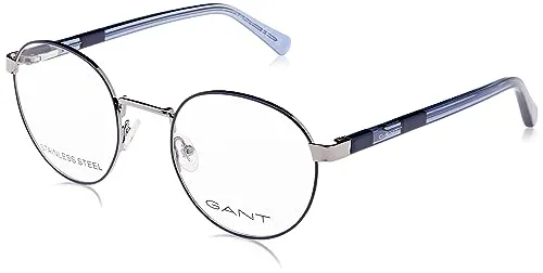 Gant Herren Brillenfassung GA3279 090 50 – Blau - Stilvolle Brillenfassung für Herren, aus hochwertigem Metall, mit 100% UVA/UVB Schutz. Ideal für den täglichen Gebrauch und im Original-Etui geliefert.