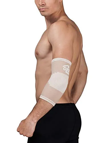 LOREY Hochwertige Ellenbogenbandage mit Nanopartikel-Veredelung, Tennisarmbandage, Golfarmbandage (XL)
