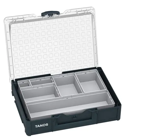 Tanos Systainer³ Organizer M 89 mit 6 Einsatzboxen anthrazit (RAL 7016)