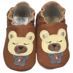 Krabbelschuhe Bär 26/27 (21⁄2 - 3 Jahre) Krabbelsohle
