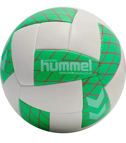 hummel hmlEVOLUTION Advanced AR HB - Off White-Green-RED - Handball für Unisex, handgenäht und ideal für anspruchsvolle Spieler. Perfekt für Training und Wettkampf.