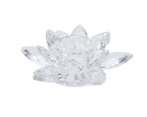 Kaemingk Teelichthalter Kerzenhalter Teelichthalter Kerzenständer Glas Ø 13x4 cm