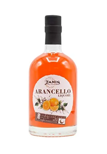 Zanin Arancello Orangenlikör 0,5 l - Fruchtiger Genuss mit 25% Vol. - Likör mit intensivem Orangenaroma, ideal zum pur genießen oder für kreative Mixgetränke. Perfekt für besondere Anlässe.