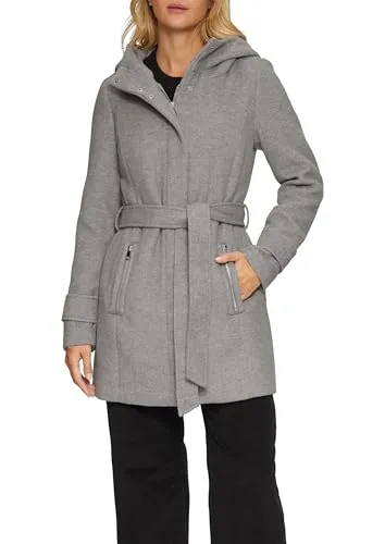 s.Oliver Funktionsmantel mit Bindegürtel - Eleganter Damenmantel aus hochwertigem Twill mit praktischem Bindegürtel. Ideal für City-Looks oder Wochenendausflüge. Vielseitig kombinierbar und immer stilvoll!