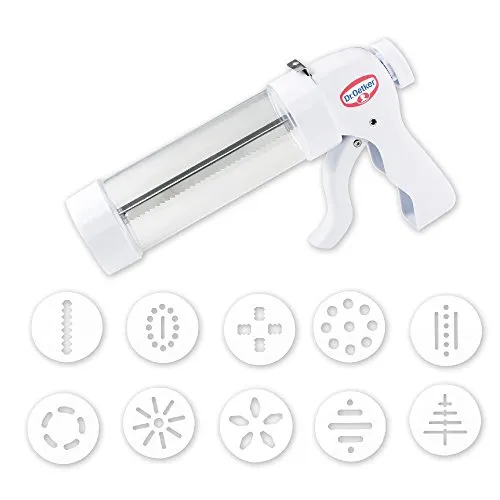 Dr. Oetker Gebäckpresse inkl. 10 Formscheiben