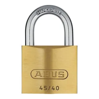 ABUS Vorhangschloss-Set Triples SB Messing Zylinder - 11825 8, robustes Sicherheitsschloss für optimalen Schutz von Werten