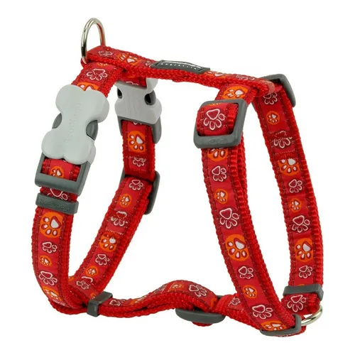 Hundegeschirr Red Dingo Style Rot Fußabdruck von Red Dingo