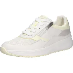 Waldläufer Damen Schnürschuhe H-Mara - Beige - Gr. 40,5 - Bequeme Damen Schnürschuhe von Waldläufer, ideal für breitere Füße (Weite H). Hochwertiger Leder-Materialmix, auswechselbare Decksohle und gelenkschonende Laufsohle für optimalen Komfort.