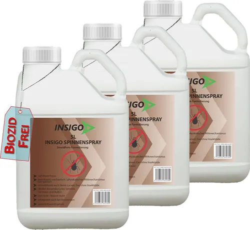 INSIGO Spinnenspray – Effektive Insektenbekämpfung - INSIGO Spinnenspray ist ein innovativer Hilfsstoff zur gezielten Bekämpfung von Insekten. Ideal für Innen- und Außenbereiche, sorgt es für eine schnelle und gleichmäßige Anwendung gegen verschiedene Schädlinge.