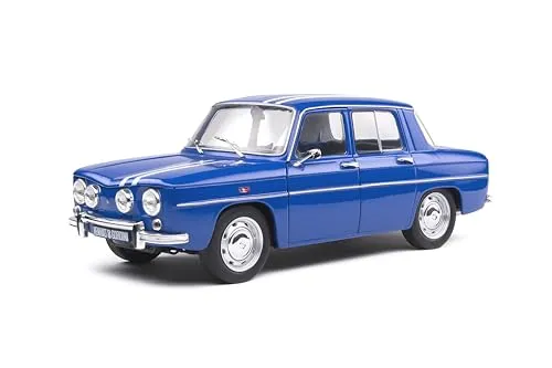 Solido Modellauto Renault 8 Gordini 1967 1:18 blau - Modellfahrzeug im Maßstab 1:18, detailgetreue Nachbildung des klassischen Renault 8 Gordini, ideal für Sammler und Liebhaber.