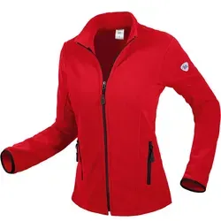 BP Fleecejacke für Damen, Rot, Gr. M - Wärmende Damen Fleecejacke aus weichem Polyester-Fleece, ergonomisch tailliert mit Bewegungszonen an den Armen für optimale Bewegungsfreiheit. Ideal für Übergangszeit und Winter.