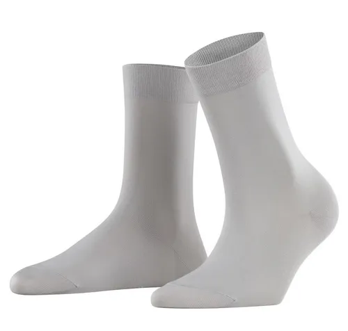 Falke Tagessocke Cotton Touch New (nachhaltige Baumwolle) silbergrau Damen - 1 Paar
