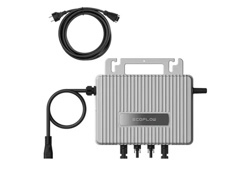 SUNNIVA EcoFlow Stream Mikro-Wechselrichter 800W - Wandler für DIY-Balkonkraftwerke, wetterfest (IP67) und einfache Plug-&-Play-Installation – ideal für Balkon, Terrasse oder Garten.