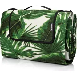 Picknickdecke Wasserdicht Isoliert Garten Campingdecke Outdoor Stranddecke Meteor XL 175x200 cm Blätter - Bunt