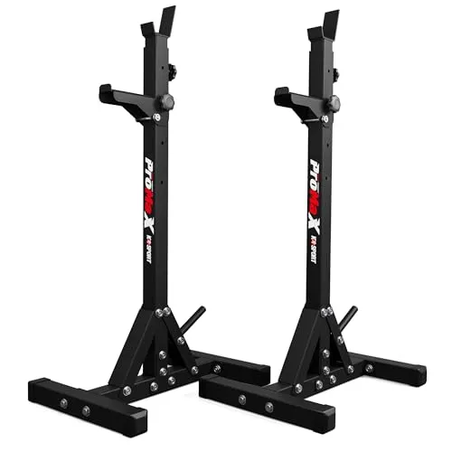 K-Sport Squat Rack: Verstärkter Langhantelständer bis 250 kg - Hantelständer für Krafttraining, höhenverstellbar und extrem stabil – ideal für effektives Muskeltraining im Home Gym!