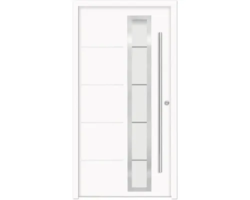 Produktbild Splendoor Haustür DEMETER Aluminium 1100x2100 mm NCS S 0500-N Weiß DIN Rechts (n