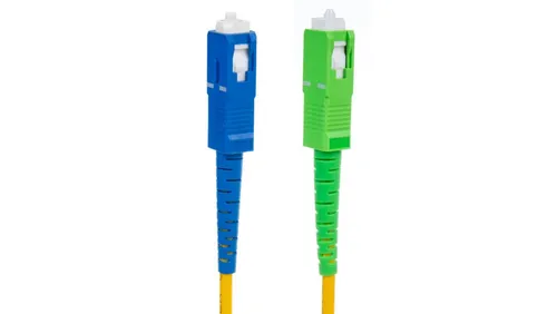 Patchcord światłowód kabel Maclean, SC/APC-SC/UPC SM 9/125 LSZH, jednomodowy, dł