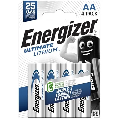 Energizer Ultimate Lithium Batterie AA (4 Stück) von Energizer