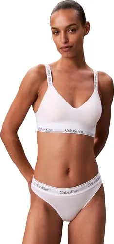 Calvin Klein Underwear Bralette mit Logoschriftzug weiß XS in weiß von Calvin Klein