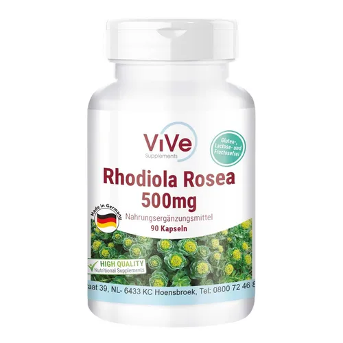 Rhodiola Rosea Extrakt 500 mg