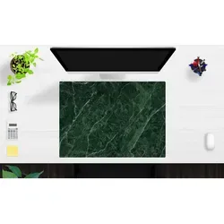 Schreibtischunterlage XL – Edler Grüner Marmor in grün von cover your desk
