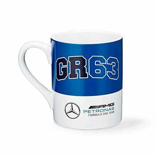 MERCEDES AMG PETRONAS Formula One Team - George-Russell-Becher - Blau - Größe: 310ml/10z