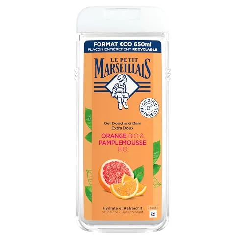 Le Petit Marseillais Duschgel, extra weich, Orange & Grapefruit, 650 ml