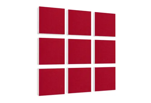 platino24 Akustikplatte 9 Absorber Quadrate aus Basotect ® G+