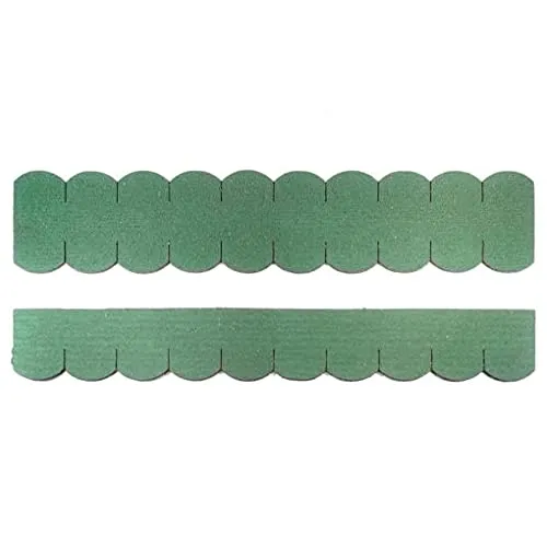 Sets Dachschindeln Biberschwanz (50mm) grün 1,35 m² Manufaktur Martinshof Minidachschindeln, Schindelstreifen, Dachdeckung hergestellt in der Werkstatt für behinderte Menschen 3