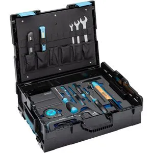 Hazet Werkzeugkoffer 190L-136/83, 83-teilig - Werkzeug-Sets: Hochwertiges, 83-teiliges Set in robuster L-Boxx, ideal organisiert mit Klemm-Effekt gegen Herausfallen. Ergonomische Griffe und schmutzabweisend, perfekt für Profis und Heimwerker.